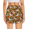 thumbnail image 3 of Picia Sloth on the Branch Pattern Women's 2 in 1 Athletic Running Shorts High Waisted Workout Casual Gym Sweat Shorts with Comfy Liner Zipper Pockets-Medium, 3 of 9
