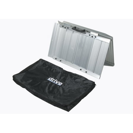 Drive Medical Single Fold Portable Wheelchair Scooter Ramp with Carry Handle and Travel Bag, 5 Feet Long
