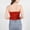 Red, variant on Mgmyaa Women's Casual Tube Top Square Neckline Pull-On Sequin Stretchable Skinny Solid Color for Casual