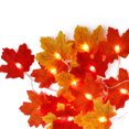 thumbnail image 3 of LED Light String Halloween Yard Decoration Lamp Decoration; Lamp Thanksgiving Party Lighting, 10 LED, 1.5m, Always Bright, Leaf, 3 of 7