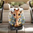 thumbnail image 7 of KUIFORTI Baby Car Seat Cover Giraffe Car Seat Sun Shade Cover, Infant Auto Seats Heat Protector, Keeps Baby's Carseat at Cooler Temperature, Blocks Out Heat & Sun UV Covers, 7 of 7