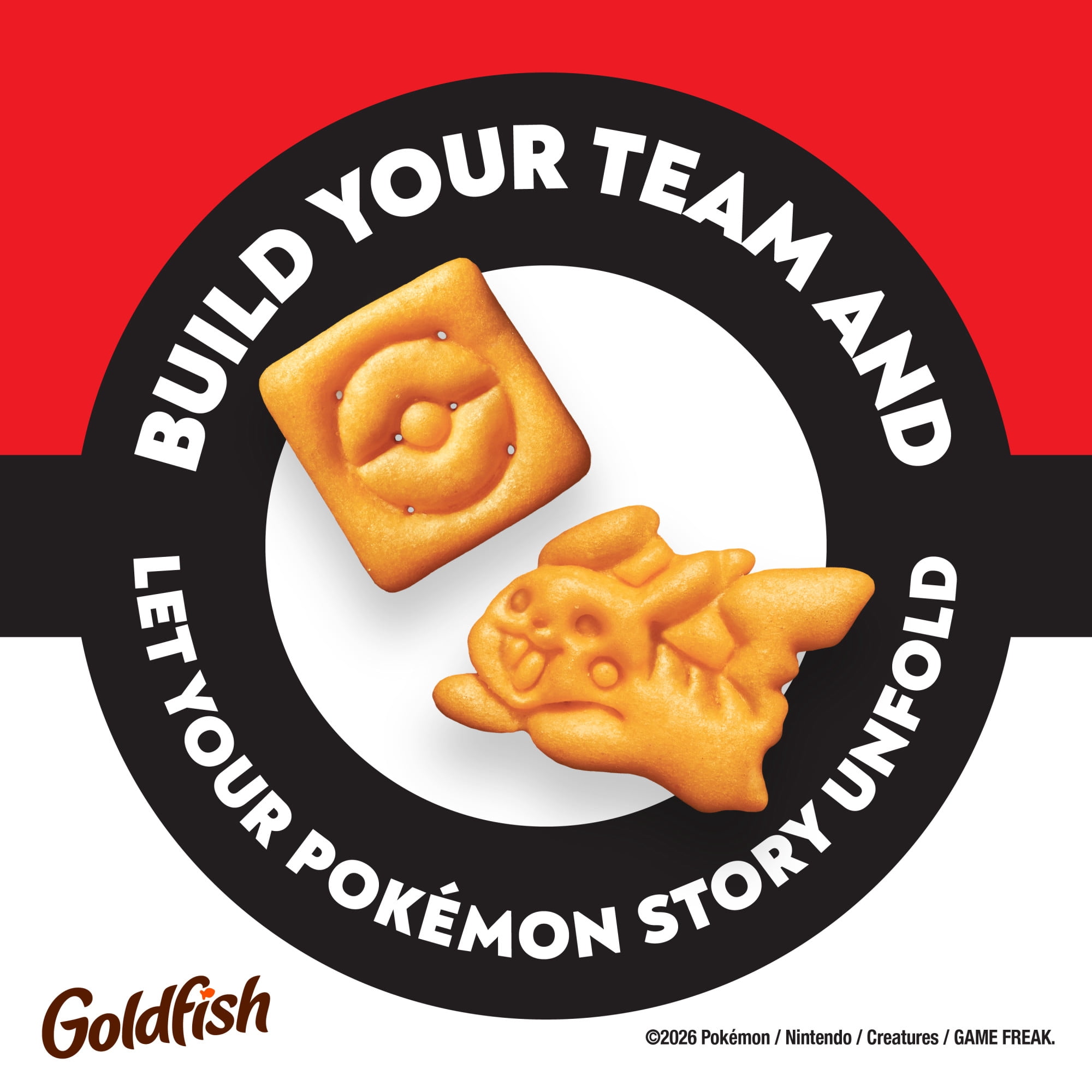 Goldfish Pokémon Cheddar Cheese Crackers, 6.6 oz Bag