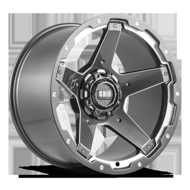 4A18090RIN 18 x 9 Po. Roues à Bouchon Central - Rouge