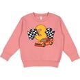 thumbnail image 2 of Inktastic Number Three Race Car Toddler Sweatshirt, 2 of 4