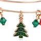thumbnail image 3 of Brazalete navideño para mujer, dijes navideños, acabado brillante, pulseras navideñas, 3 of 5