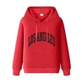 thumbnail image 2 of Gibobby Sudadera DE Bloques con Capucha Colores Stretch Hombre Hoodie(Rojo,M), 2 of 4