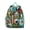 Greenish-blue-8, variant on Artistic Pig Pattern Student Backpack – Cute Cartoon Animal Print with Watercolor and Abstract Floral Farm Design
