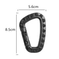 thumbnail image 2 of Llavero táctico con clip para equipo, ganchos multiusos, hebilla para colgar mochilas, ideal para viajes y acampadas al aire libre., 2 of 5