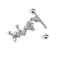 thumbnail image 2 of 1 par de piercings para pezón con borla y de agua de material acero inoxidable de 14 g Fernando Anillo pezón, 2 of 6