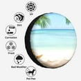 thumbnail image 6 of Kdxio Starfish in Beach for Tire Cover Wheel Protectors Tyre Covers Weatherproof Wheel Covers Universal Fit for Trailer Rv SUV Truck Camper Travel Trailers 17 inch, 6 of 8