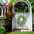 thumbnail image 6 of Bcylexb Spring Summer Wreaths for Front Door, 16 inch Artificial Fake Flower Wreath with Green Leaves Wreath for Wall Window Farmhouse Party Home Holiday Decor, 6 of 7