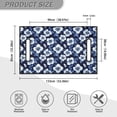 thumbnail image 5 of Garronmavis Blue Hibiscus Golf Cart Seat Covers Travel Sports Golf Cart Seat Towel Blanket for 2-Person Seats, Easy to Install and Clean, 5 of 5