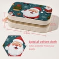 thumbnail image 5 of Santa Claus Portable Velvet Travel Organizer with Removable Compartment – Earring Holder & Necklace Stand – Gift, 5 of 7