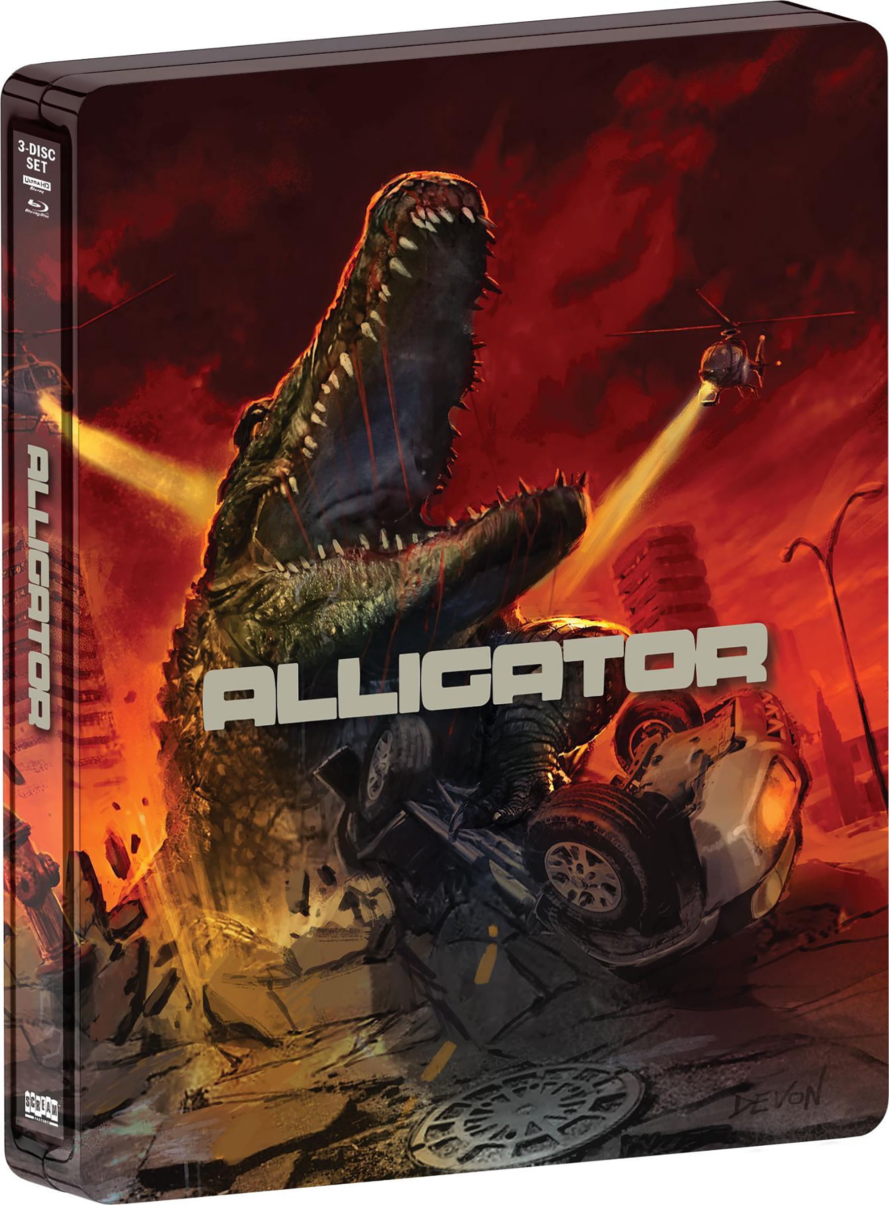 Alligator (Limited Edition Steelbook) (4K Ultra HD + Digital Copy), Horror, Shout! Factory