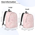 thumbnail image 4 of Rocae Cute Bunny for Durable Canvas Backpack Leisure Large Bag Travel Rucksack Multi-function Backpack Small, 4 of 8