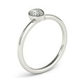 thumbnail image 2 of 1/4 Ct Pear Shape Diamond Solitaire Engagement Ring In 10K White Solid Gold Jewelry, 2 of 3