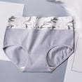 thumbnail image 2 of Levmjia Womens Underpants High Waist Seamless Briefs Printing Breathable Panties Plus Size Shaping Invisible No Show For Daily Wear and Period, 2 of 4