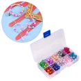 thumbnail image 4 of 200x 8 mm Crackle Glass Beads Handcrafted (10 Color) Accesorios Granos Colores para joyería Fabricación Artesanía DIY perfecl cuentas de pulsera, 4 of 7