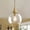 Gold, variant on KAISITE Modern Dimmable Kitchen Island Pendant Light, Brushed Nickel Clear Glass Shade Hanging Fixture