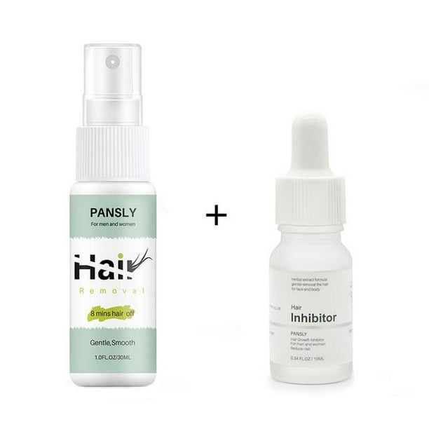 Pansly Hair Growth Inhibitor Facial Removal Cream Spray Beard Bikini Intimate Face Legs Body Armpit Painless Dropshipping Walmart Com Walmart Com
