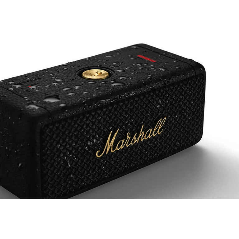 Marshall EMBERTONBKBR Emberton II BT Portable Speaker - Black/Brass 