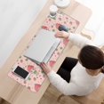 thumbnail image 3 of Long Mouse Pads for Desk,Strawberry Princess Pattern Desk Mats on Top Of Desks, Desk Mouse Pad Extra Large with 3mm Non-Slip Base and Stitched Edge for Gaming,Office,Work,Home 31.5"x11.8", 3 of 6