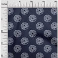 thumbnail image 1 of oneOone Georgette Viscose Fabric Floral Block Printed Craft Fabric BTY 42 Inch Wide, 1 of 4