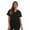 Black, variant on Just Love Solid Scrub Top for Women with Pockets and V-Neck - Comfortable and Professional Medical Uniform (Black, X-Small)