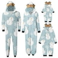 thumbnail image 4 of Generic Family Christmas Pajamas Matching Sets Christmas Jammies for Family Holiday Jumpsuit Sleepwear Set Long Sleeves Pant Snowflakes Santa New Year Xmas (5 Years,Sky Blue-C), 4 of 5