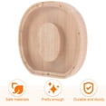 thumbnail image 2 of Stylish Wooden Piggy Bank Alphabets Letter O Shaped Piggy Bank Wood Cash Saving Pot, 2 of 6