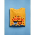 thumbnail image 3 of An All American Dad Sweatshirt Men -Image by Shutterstock, Male 3X-Large, 3 of 4