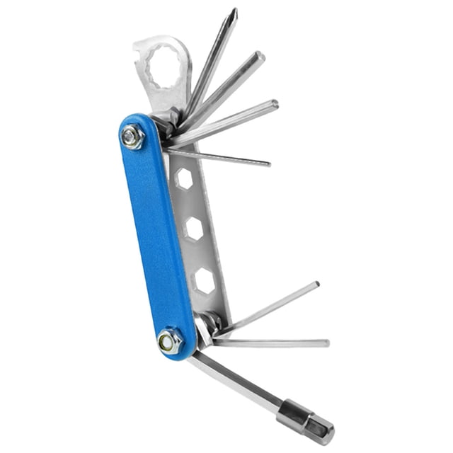 CSChome All-in-one Bicycle Tool Bicycle Repair Tool Kit All-in-One Foldable Spoke Wrench Tire Repair Tool Chain Cutter Screwdriver Mountain Road Bike