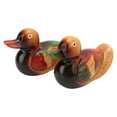 thumbnail image 2 of Estatuas de pato mandarín de madera pintadas a mano, de color duradero y seguras, para decoración del hogar y el jardín., 2 of 14