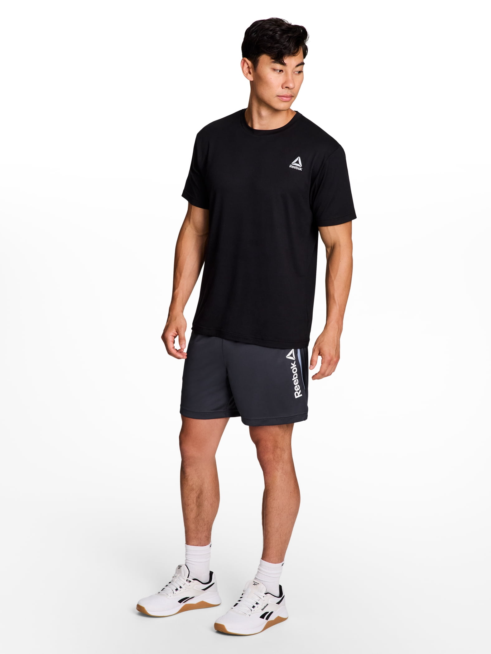 Reebok Men's Reebok Men's and Big Men's Champ Knit Performance Shorts, 6" Inseam, Sizes XS-3XL