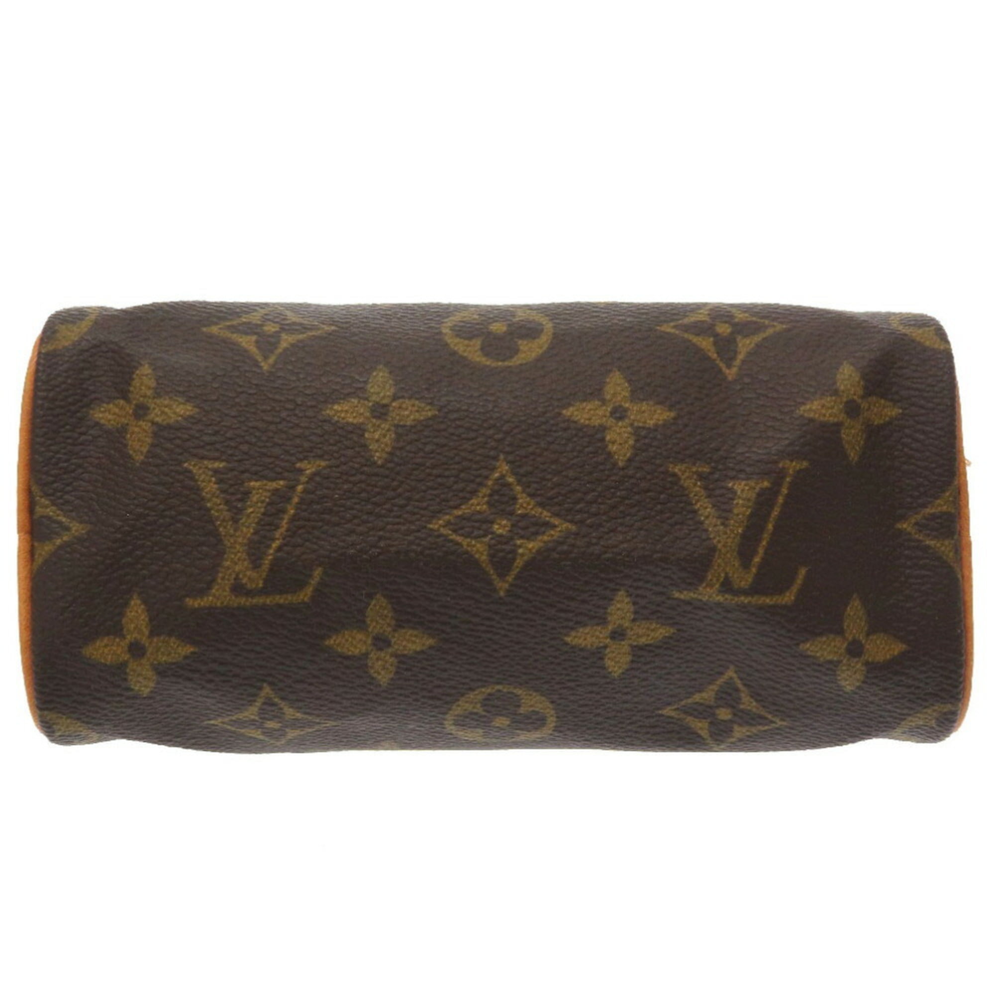 Authentic Louis Vuitton Monogram Mini Speedy & Strap M41534 Used F/S