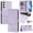 Purple, variant on for Samsung Galaxy S22 Case Wallet with RFID Blocking Card Holder, Shoulder Strap & Wrist Strap, Smile Pattern PU Leather Magnetic Clasp Flip Purse Case for Samsung Galaxy S22, Black