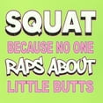 thumbnail image 5 of Wild Bobby Squat Because No One Raps About Little Butts Gym/Workout Unisex Graphic Hoodie Sweatshirt, Safety Green, 3X-Large, 5 of 5
