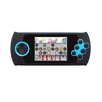 Mini consola de juegos portátil retro nostálgica azul negra