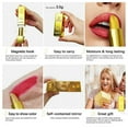 thumbnail image 3 of BEUKING Gold Lipstick Velvet Nude Red Pink Lip Tint High Pigment Not Fade Smooth Long-Lasting Wear Non-Stick Cup Waterproof Matte Lady Lip Gloss for Girl Women Lady Daily Lip Makeup (#1), 3 of 9