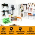 thumbnail image 4 of HUHOLE White Pegboard Organizer 4PC, 32-inch X 32-inch Metal Peg Board, Powder-Coated, 4 of 7