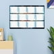 thumbnail image 4 of Calendario 2025 en inglés, de pared, adhesivo de doble cara, borrable, plegable, 2025.1.1 2025.12.31, 4 of 5