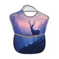 thumbnail image 2 of Kdxio Night Sky Elk Bibs For Babies, Baby Bibs for Eating, Toddler Bibs, Waterproof Bibs, Feeding Bibs, for Toddlers, Boys, Girls, 2 of 8