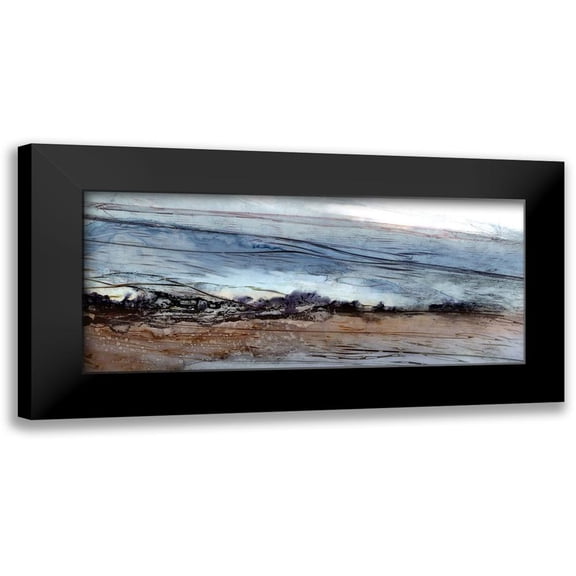 Kroeker, Wendy 14x8 Black Modern Framed Museum Art Print Titled - Untamed Land