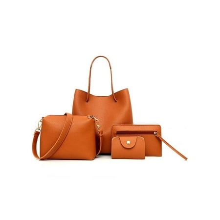 - 3pcs Lady Women Handbag Shoulder Bags Tote Purse Messenger Satchel