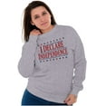 thumbnail image 3 of American Freedom Declare Independence Sweatshirt for Men or Women Brisco Brands M, 3 of 6