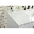 thumbnail image 4 of Elegant Decor Eugene 42" Aluminum MDF Single Bathroom Vanity in White, 4 of 8