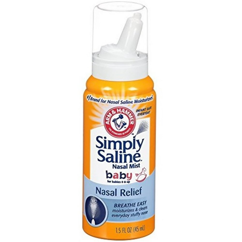 Simply Saline Nasal Mist Baby 2 oz (Pack of 3)