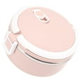thumbnail image 4 of Insulated Bento Box, Portable Stainless Steel Thermal Lunch Box Round Single Layer With  Buckle For Children Blue,Pink,Green, 4 of 8