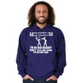 thumbnail image 5 of Warning To Avoid Injury Funny Cartoon Hoodie Hooded Sweatshirt Men Brisco Brands S, 5 of 6