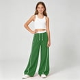 thumbnail image 5 of Sweat Pants for Girls 10-12 Girls Wide Leg Sweatpants Kids Oversized Baggy Y2K Sweat Pants for Girls Elastic Waist Straight Leg Joggers with Pockets, 5 of 6